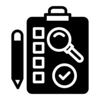 Inspection Icon in vector. illustration vector