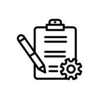 Order Processing Icon in vector. illustration vector