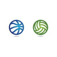 volley ball icon design vector