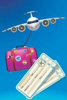 airplane front case vector