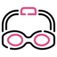 nadar gafas de protección icono ilustración, para uiux, infografía, etc vector