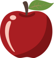 dibujos animados manzana Fruta ilustración, transparente antecedentes png