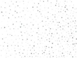 Luxury Light silver Triangular glitter confetti background. White festive texture vector