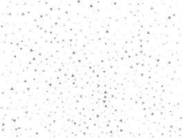 Luxury Light silver Triangular glitter confetti background. White festive texture vector