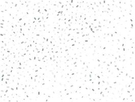 Light silver Rectangular glitter confetti background. White festive texture. vector