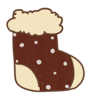 Cute Christmas sock png