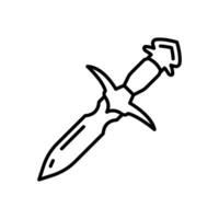 Ancient Daggers icon in vector. Illustration vector