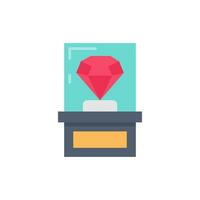 Gem icon in vector. Illustration vector