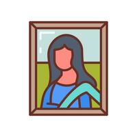 Ancient Painting icon in vector. Illustration vector