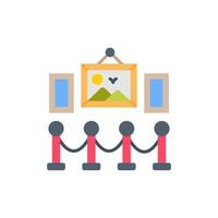 Exhibition icon in vector. Illustration vector