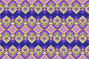 floral pattern Seamless. Background Seamless Pattern Geometric Ethnic pattern Ikat Seamless digital printing textile  for background, carpet, wallpaper, clothing, Batik, fabric, printing textile. vector