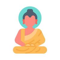 Buddha icon in vector. Illustration vector