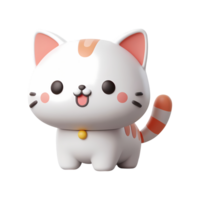 3d render of cat png