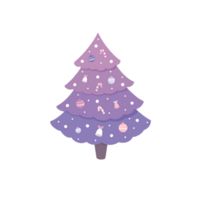 pastell jul träd png