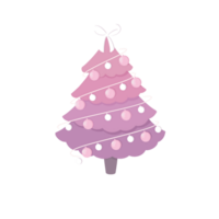 árvore de natal pastel png