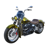 Classic motorcycle isolated png