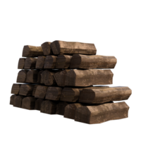 a pile of wood on transparent png