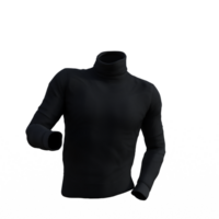 turtleneck sweater on a transparent png