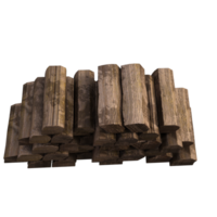 a pile of wood on transparent png