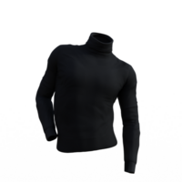 turtleneck sweater on a transparent png