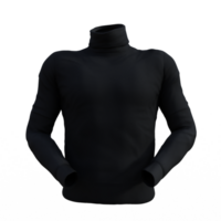 Rollkragen Sweatshirt auf ein transparent png