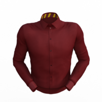 un rojo camisa con amarillo raya png