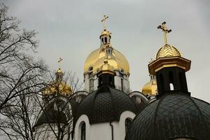 TERNOPIL, UKRAINE - APRIL 2, 2023 Zarvanytsia Spiritual Center - one of the largest Podolian shrines of the Greek Catholic Church photo