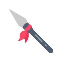 Spear icon in vector. Illustration vector