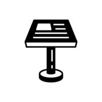 Information Stand icon in vector. Illustration vector