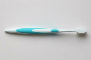 KYIV, UKRAINE - MAY 4, 2022 Sensodyne new brand toothbrush for sensitive tooths photo
