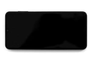 KYIV, UKRAINE - 4 MAY, 2023 Samsung Galaxy A04 Android smartphone has 6.5-inch PLS LCD panel with Infinity-V design photo