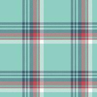 Plaid seamless pattern. Check fabric texture. Vector textile print.