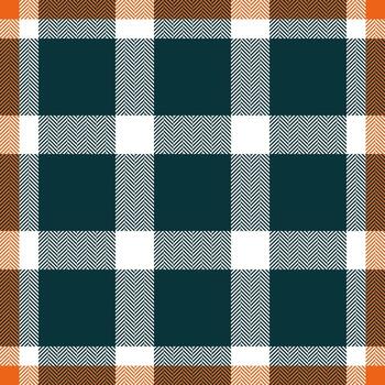 Plaid check pattern. Seamless fabric texture. Tartan textile print. vector