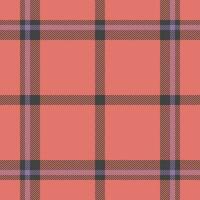 Plaid check pattern. Seamless fabric texture. Tartan textile print. vector