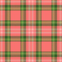 Pattern background fabric of seamless tartan plaid with a texture textile vector check.