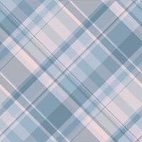 Seamless textile vector of fabric texture tartan with a plaid check pattern background.