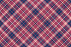 Tartan plaid background, diagonal check seamless pattern. Vector fabric texture for textile print, wrapping paper, gift card, wallpaper.