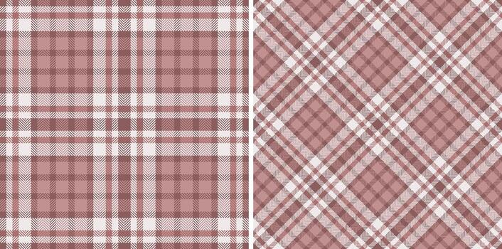 cheque textil modelo de sin costura tartán antecedentes con un tartán tela textura vector. vector