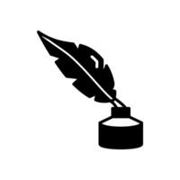 Quill Pen icon in vector. Illustration vector