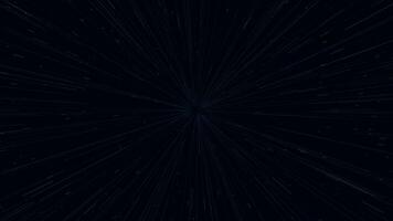 animato astratto sfondo velocità di leggero nel galassia linea neon incandescenza. video metraggio 4k movimento grafico sfondo.