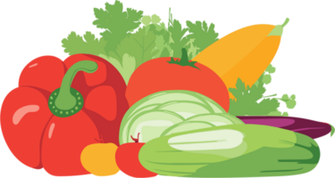 verschiedene Gemüse Illustration png
