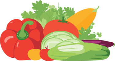 varios vegetales ilustración png