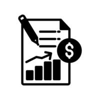 Financial Statement icon in vector. Illustration vector