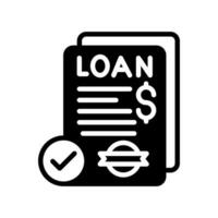 Loan Approval icon in vector. Illustration vector
