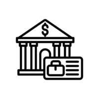 Bank Account icon in vector. Illustration vector