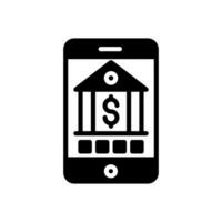 Mobile Banking icon in vector. Illustration vector