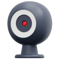 webcam 3d render icon illustration png