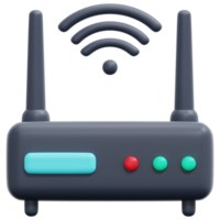 router 3d geven icoon illustratie png