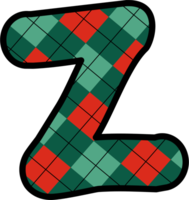 Z Alphabet, grid pattern, red, green png