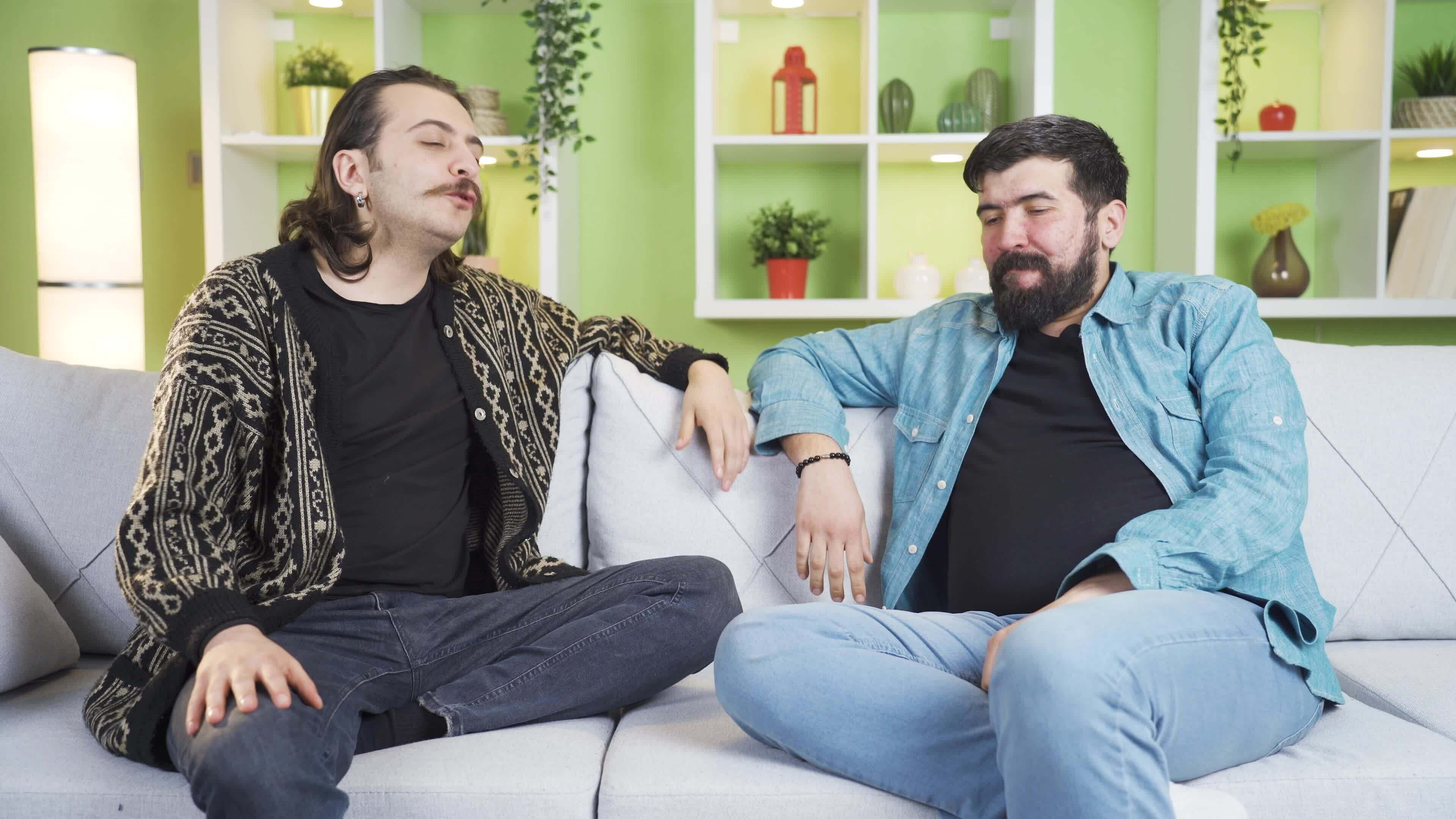 The babbling man. 33545332 Stock Video at Vecteezy